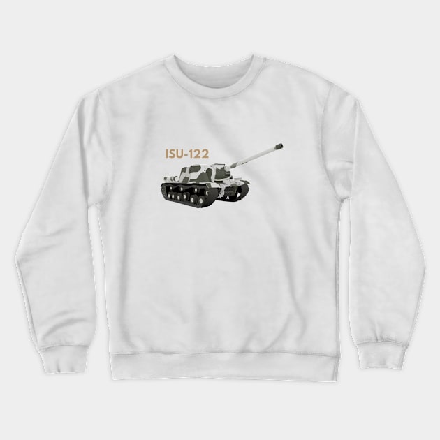 ISU-122 Soviet WW2 Tank Destroyer Crewneck Sweatshirt by NorseTech